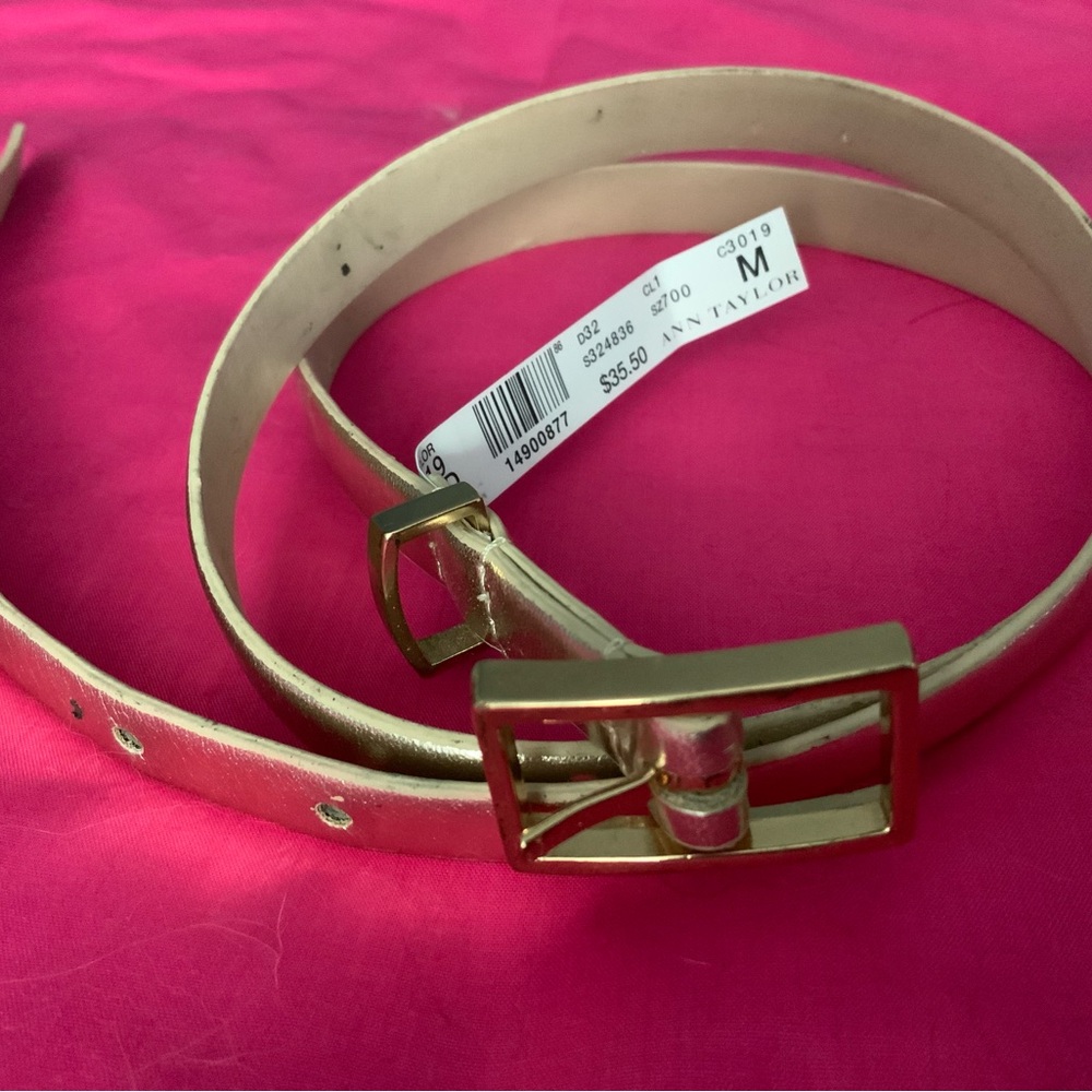 Ann Taylor Gold-Tone Women's Belt